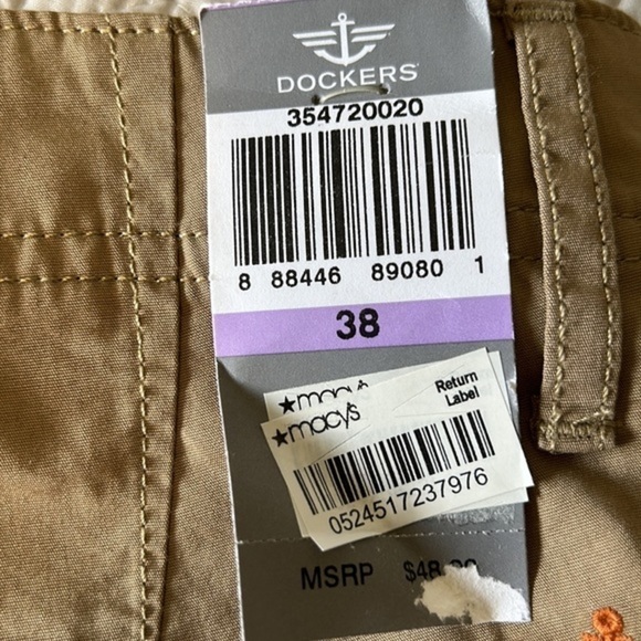 Dockers  Short Pacific Flyweight Collection Straight Fit Flat Front  Size 38 NWT - Picture 4 of 9
